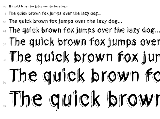 From here to eternity font waterfall